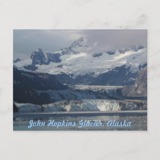Carte postale de l'Alaska de glacier de John