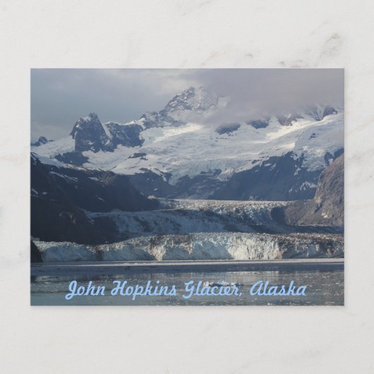 Carte postale de l'Alaska de glacier de John (Devant)