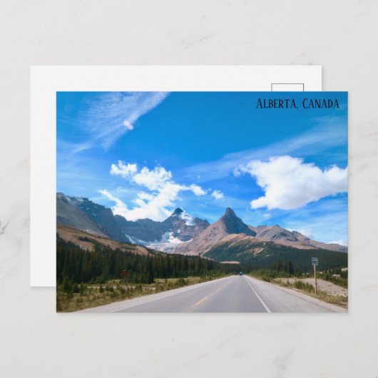 Carte postale de l'Alberta, Canada (Devant / Derrière)