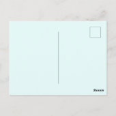 Carte postale de lama mignon (Dos)