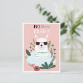 Carte postale de lama mignon (Debout devant)