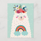 Carte postale de lama mignon (Devant)