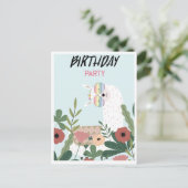 Carte postale de lama mignon (Debout devant)