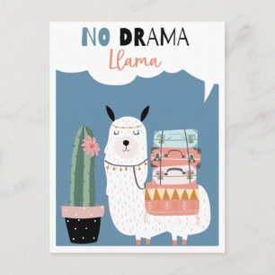Carte postale de lama mignon
