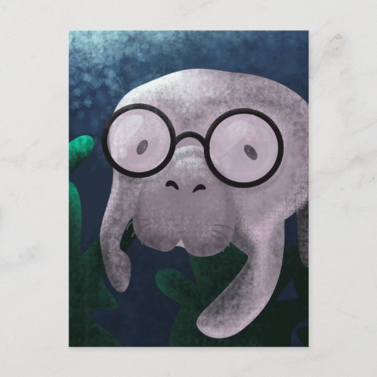 Carte postale de lamantin (Devant)