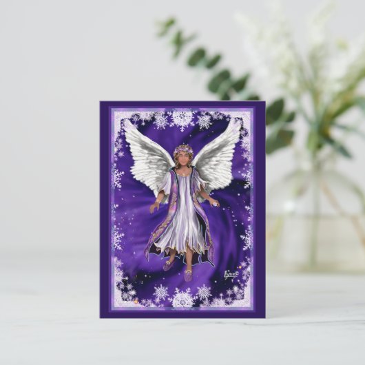 Carte postale de l'âme violette (Debout devant)