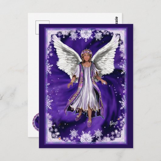 Carte postale de l'âme violette (Devant / Derrière)