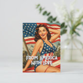 Carte Postale De l'Amérique avec amour / Susan (Debout devant)