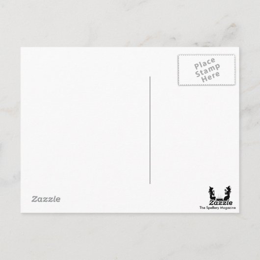 Carte postale de l'ami (Dos)