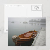 Carte postale de lancement de la goélette - 1 (Devant / Derrière)