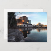 Carte Postale De l'ancien au nouveau - Bâtiments riverains Hull  (Devant / Derrière)