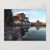 Carte Postale De l'ancien au nouveau - Bâtiments riverains Hull  (Devant)