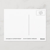 Carte postale de l'ancien règlement Dartmoor (Dos)