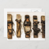 Carte postale de l'ancien temps de ski (Devant / Derrière)