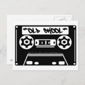 carte postale de l'ancienne école (Devant / Derrière)