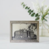 Carte postale de l'ancienne école (Debout devant)