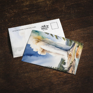 Carte postale de l'ancienne foi du parc national Y