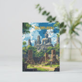 Carte postale de l'ancienne ville de Polonnaruwa S (Debout devant)