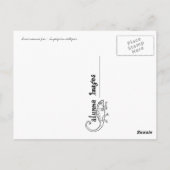 Carte postale de l'anémone (Dos)
