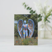 Carte postale de l'ange bleu (Debout devant)