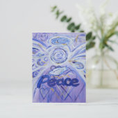 Carte postale de l'ange de la paix (Debout devant)