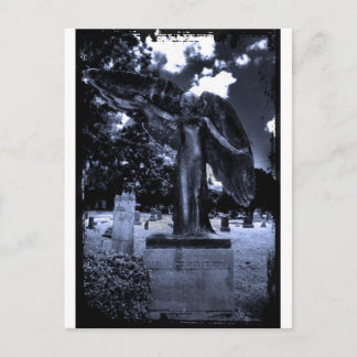 Carte postale de l'Ange noir de la ville d'Iowa