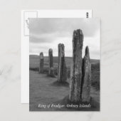 Carte postale de l'anneau de Brodgar, Orkney Islan (Devant / Derrière)