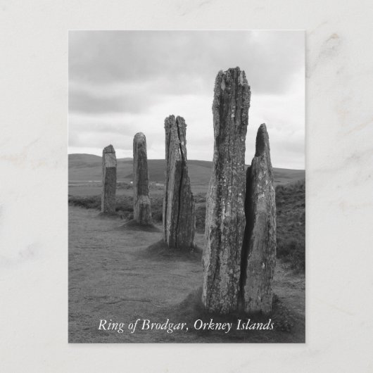 Carte postale de l'anneau de Brodgar, Orkney Islan (Devant)
