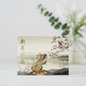 Carte postale de l'année Chinoise du Rat (Debout devant)