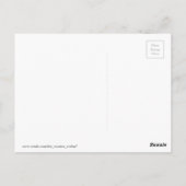 Carte postale de l'année rustique du coq 2017 (Dos)