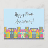 Carte postale de l'anniversaire de la maison heure (Devant)