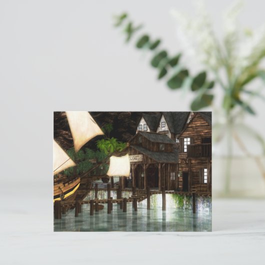 carte postale de l'anse pirate fantôme (Debout devant)