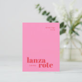Carte postale de Lanzarote Espagne typographie mod (Debout devant)