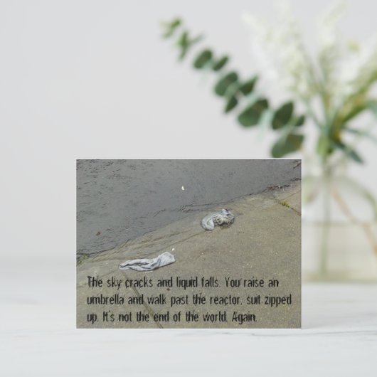 Carte postale de l'après-Apocalypse #2 Rainpocalyp (Debout devant)