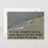 Carte postale de l'après-Apocalypse #2 Rainpocalyp (Devant / Derrière)