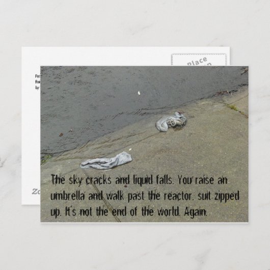 Carte postale de l'après-Apocalypse #2 Rainpocalyp (Devant / Derrière)