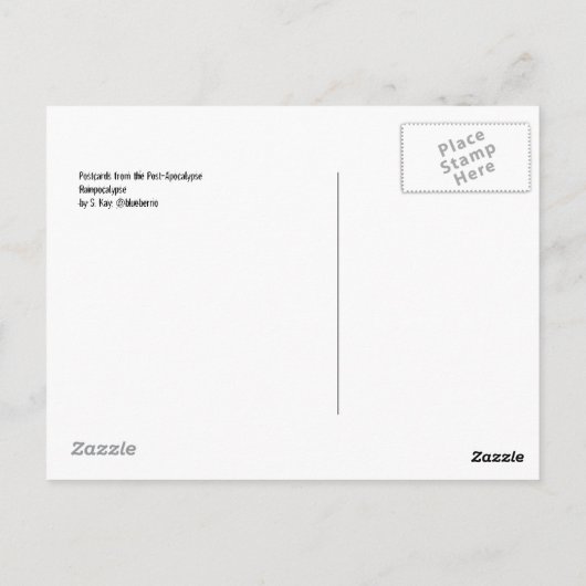 Carte postale de l'après-Apocalypse #2 Rainpocalyp (Dos)