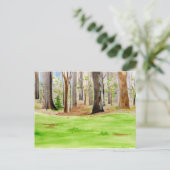 Carte postale de l'arbre (Debout devant)