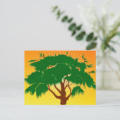 Carte postale de l'arbre (Debout devant)