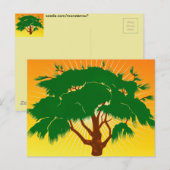 Carte postale de l'arbre (Devant / Derrière)
