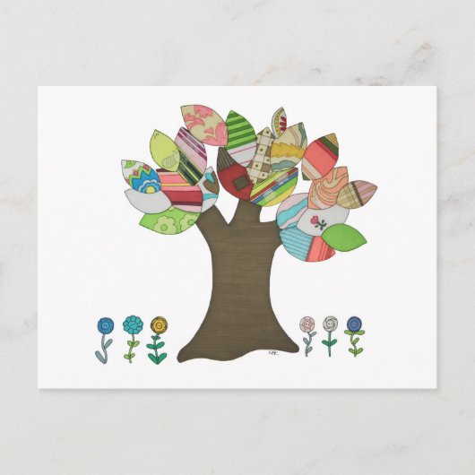 Carte postale de l'arbre à boutons (Devant)