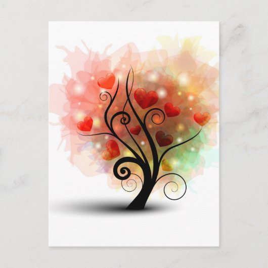 Carte postale de l'arbre cardiaque (Devant)