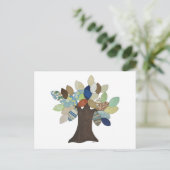 Carte postale de l'arbre d'argent (Debout devant)