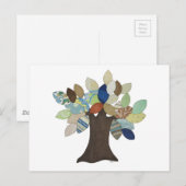 Carte postale de l'arbre d'argent (Devant / Derrière)