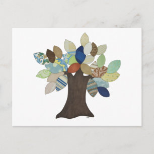Carte postale de l'arbre d'argent