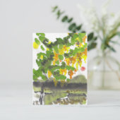Carte postale de l'arbre d'automne (Debout devant)