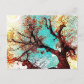 Carte postale de l'arbre d'automne (Devant)