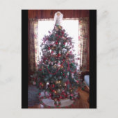 Carte postale de l'arbre de Noël (Devant)