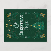 Carte postale de l'arbre de Noël (Devant)