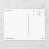 Carte postale de l'arbre de Noël de Los Angeles (Dos)